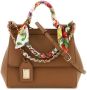 Dolce&Gabbana Crossbody bags Mini Bag Sicily Vitello Stampa Dauphine in bruin - Thumbnail 7