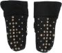 Dolce & Gabbana Elegante grijze wollen handschoenen met studs Gray Heren - Thumbnail 1
