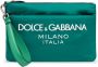 Dolce & Gabbana Handtas met logo Groen Unisex - Thumbnail 1