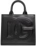 Dolce & Gabbana Zwarte kalfsleren DG Daily Shopper tas Black Dames - Thumbnail 2