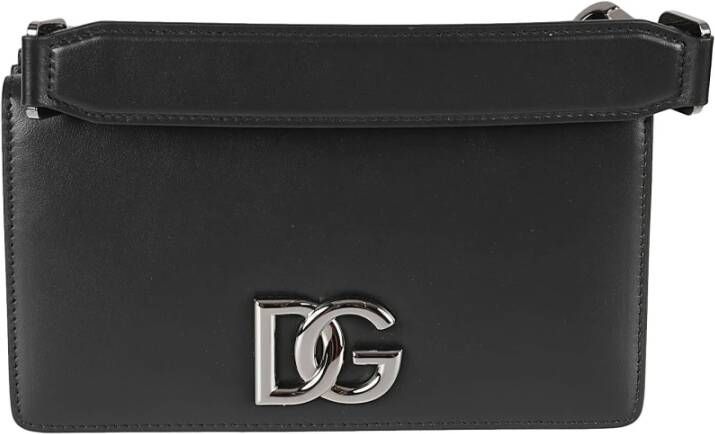 Dolce & Gabbana Con4 Continuative Herentas van Leer Black Heren