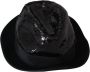Dolce & Gabbana Zwarte paillet Fedora hoed Black Heren - Thumbnail 1