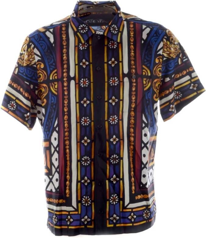 Dolce & Gabbana Heren korte mouw shirt Zwart Heren