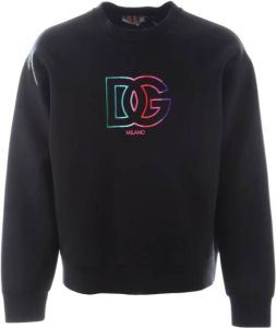 Dolce & Gabbana Heren Multicolor DG Sweatshirt Zwart Heren