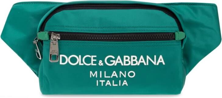 Dolce & Gabbana Heuptas met logo Groen Heren