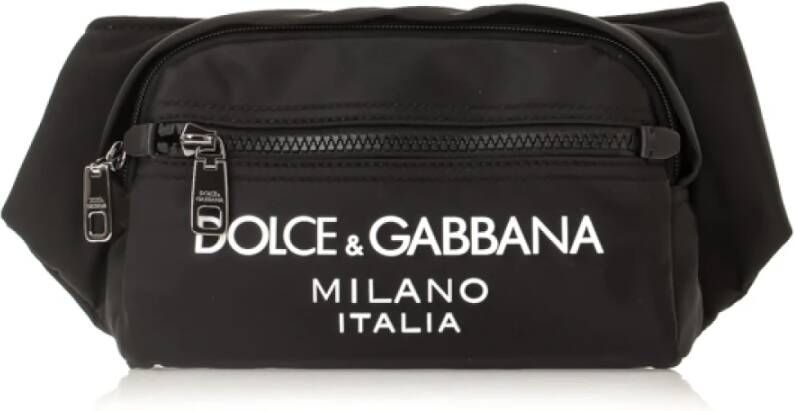 Dolce & Gabbana Heuptas met Marsupio Stijl Zwart Heren