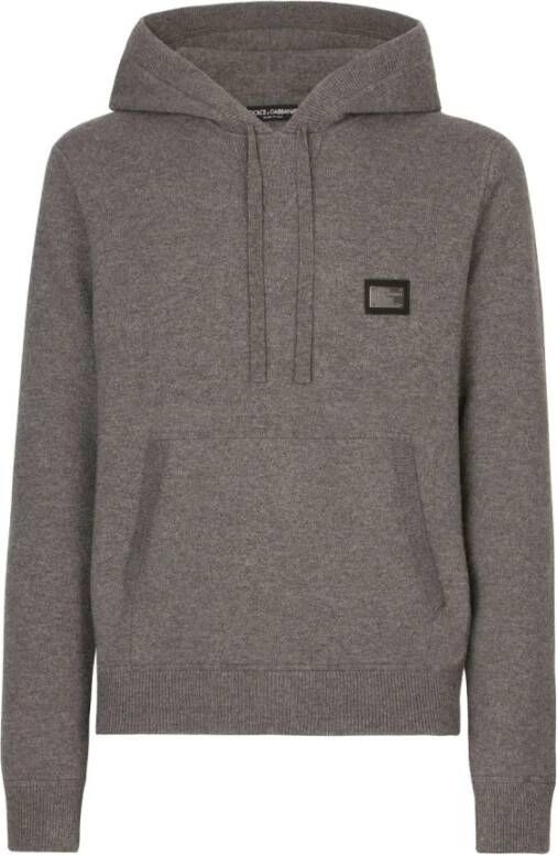 Dolce & Gabbana Grijze Sweaters Stijlvolle Collectie Gray Heren
