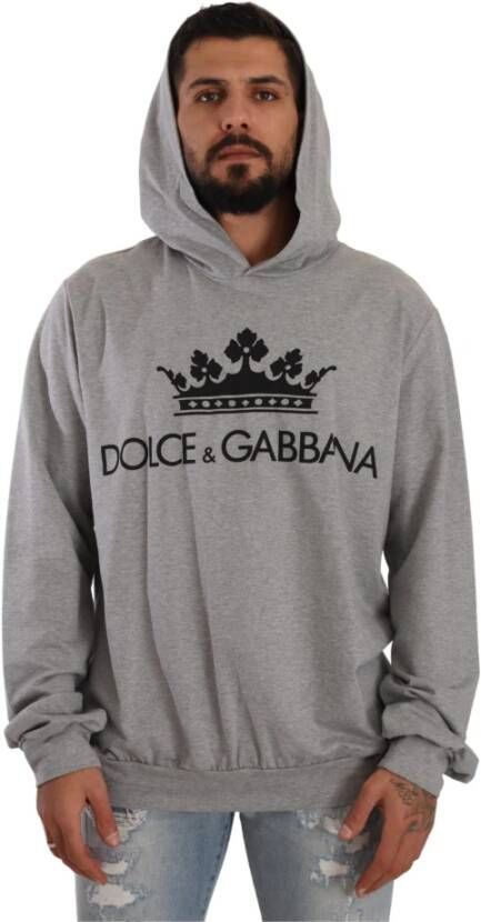 Dolce & Gabbana Hoodies Grijs Heren