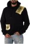 Dolce & Gabbana Zwarte Gouden-Logo Pullover Hoodie Black Heren - Thumbnail 7