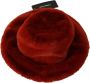 Dolce & Gabbana Bucket Cap met Logo Details Red Dames - Thumbnail 1