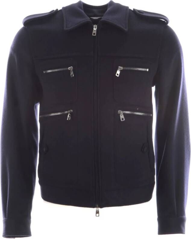 Dolce & Gabbana Jackets Blauw Heren