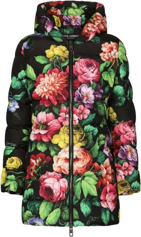 Dolce & Gabbana Warme en stijlvolle donsjassen Black Dames
