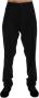 Dolce & Gabbana Luxe Wollen Gestreepte Pantalon Blue Heren - Thumbnail 1