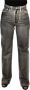 Dolce & Gabbana Rock de trend: Hoge taille grijze straight jeans Gray Dames - Thumbnail 1