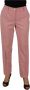 Dolce & Gabbana Roze wollen stretch broek met hoge taille Pink Dames - Thumbnail 3