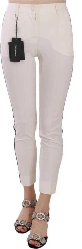 Dolce & Gabbana Stijlvolle en comfortabele skinny jeans voor vrouwen White Dames