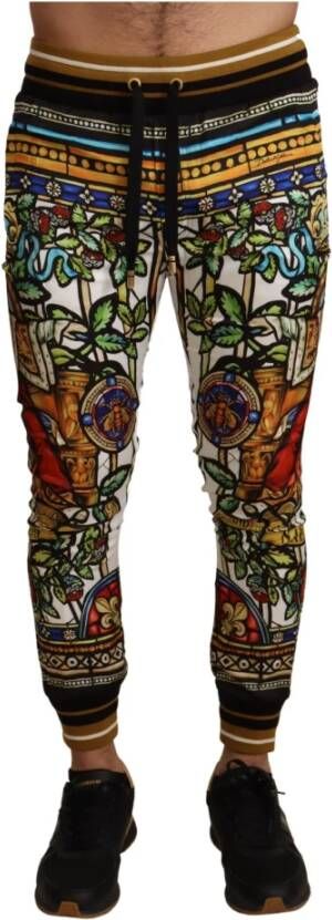 Dolce & Gabbana Pants Jogging Napoleone Multicolor Trousers Meerkleurig Heren