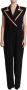 Dolce & Gabbana Black Wool Blend Sleeveless Jumpsuit Dress Zwart Dames - Thumbnail 1