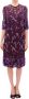 Dolce & Gabbana Paarse bloemen kanten jurk met kristallen Purple Dames - Thumbnail 3