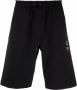 Dolce & Gabbana Zwarte Kroon Bijenborduurwerk Shorts Black Heren - Thumbnail 1