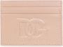 Dolce & Gabbana Stijlvolle Tonal-Logo Leren Kaarthouder Pink Dames - Thumbnail 2