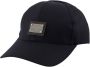 Dolce & Gabbana Zwarte Baseballpet met Metalen Logo Black Heren - Thumbnail 3