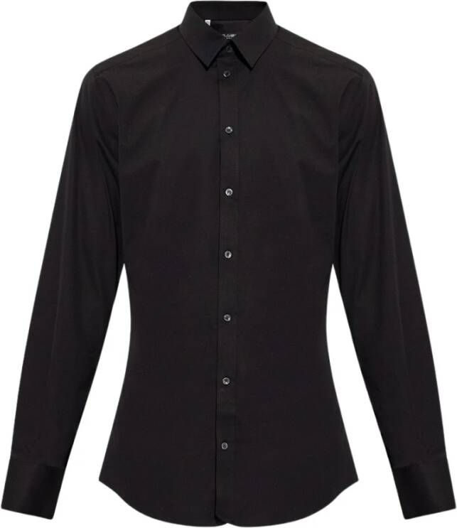 Dolce & Gabbana Normaal Overhemd Black Heren
