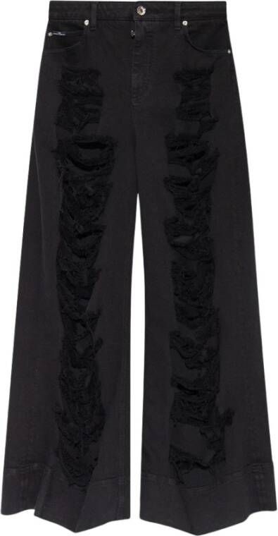 Dolce & Gabbana Kim Flared Jeans Zwart Dames