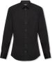 Dolce & Gabbana Zwarte Katoenmix Overhemd met Lange Mouwen Black Heren - Thumbnail 1