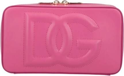 Dolce&Gabbana Crossbody bags Vitello Liscio in roze