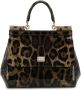 Dolce & Gabbana Leopard-print 'Sicily' Tote Bag Brown Dames - Thumbnail 1