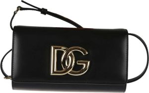 Dolce & Gabbana Koppeling met logo Zwart Dames