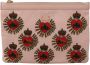 Dolce & Gabbana Koppeling roze d; g logo devotion hart nylon zak portemonnee Roze Dames - Thumbnail 1