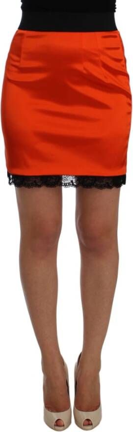 Dolce & Gabbana Korte broek Oranje Dames