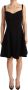 Dolce & Gabbana Zwarte Fit Flare Wol Stretch Sheath Jurk Black Dames - Thumbnail 1