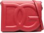 Dolce & Gabbana Rode Leren DG Logo Schoudertas Red Dames - Thumbnail 1