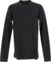 Dolce & Gabbana Lange mouwen T-shirt met rafelige zoom Zwart Heren - Thumbnail 1