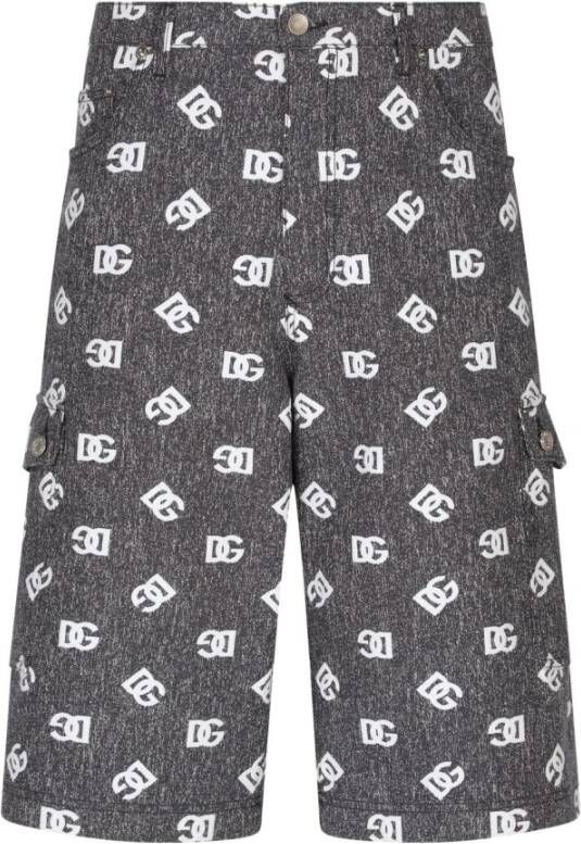 Dolce & Gabbana Lange shorts Grijs Heren
