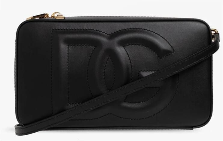 Dolce & Gabbana Schoudertas met Gouden Hardware en Afneembare Band Black Dames - Foto 5