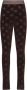 Dolce & Gabbana Bruine katoenen leggings met hoge taille Brown Dames - Thumbnail 1