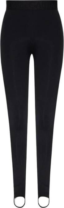 Dolce & Gabbana Leggings met logo Zwart Dames