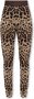 Dolce & Gabbana Luipaardprint Leggings met Hoge Taille Brown Dames - Thumbnail 2