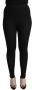 Dolce & Gabbana Pre-owned Black Cashmere Stretch Waist Tights Pants Zwart Dames - Thumbnail 1