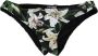 Dolce & Gabbana Lelies Print Beachwear Bikini Bottom Swimwear Zwart Dames - Thumbnail 3