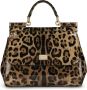Dolce&Gabbana Hobo bags Medium Sicily Leopard-Print Shoulder Bag in luipaardprint - Thumbnail 1