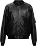 Dolce & Gabbana Leren jas Zwart Heren - Thumbnail 1