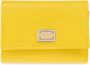 Dolce & Gabbana Leren portemonnee met logo Yellow Dames - Thumbnail 1