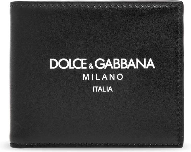 Dolce & Gabbana Stijlvolle Portemonnee voor Mannen Black Heren