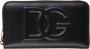 Dolce & Gabbana Zwarte portemonnee met ritssluiting en logo Black Dames - Thumbnail 1