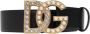 Dolce & Gabbana Riem met bejeweled DG-logo Black Dames - Thumbnail 1